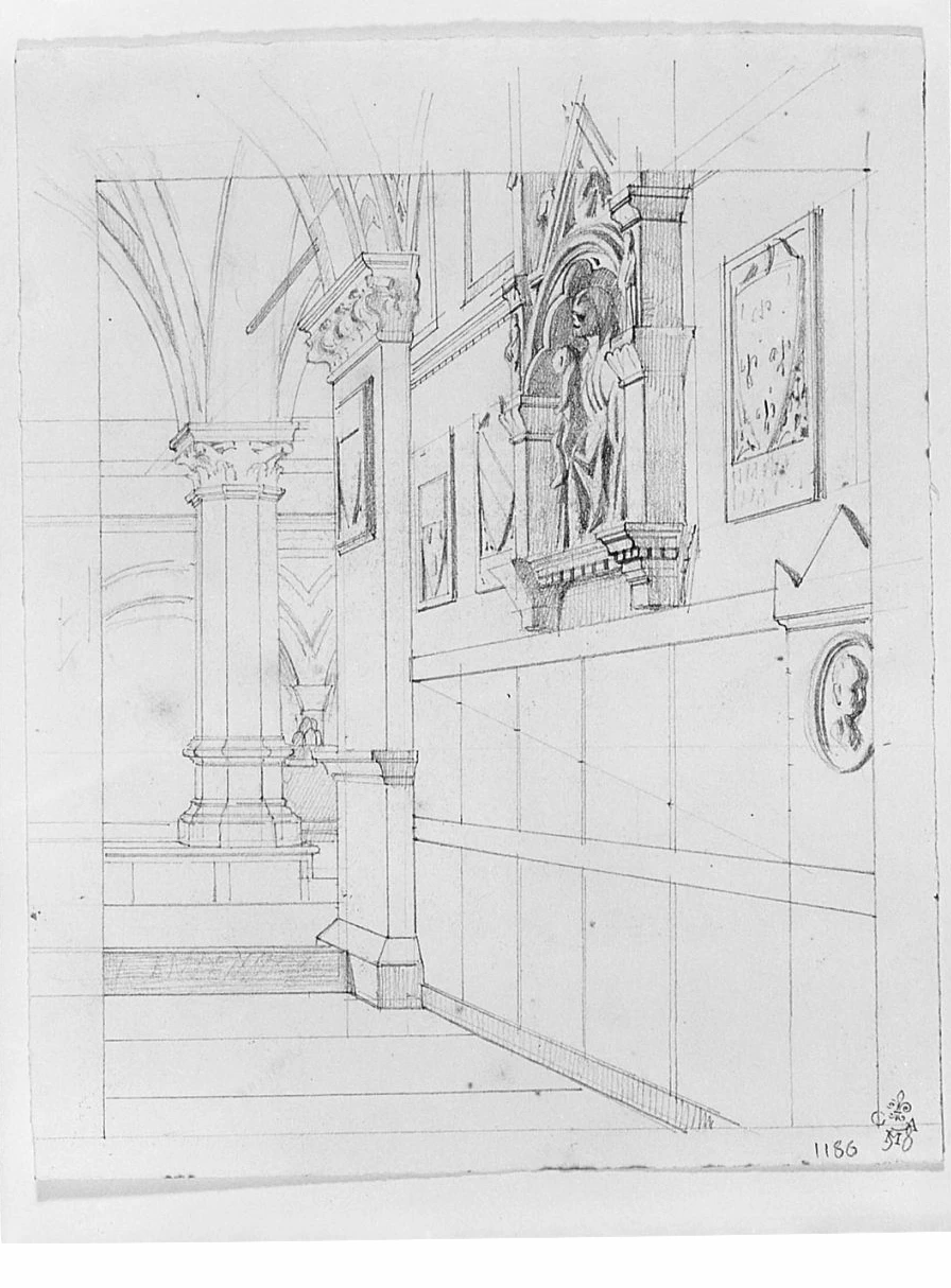 Disegno geometrico - Gabinetto Disegni e Stampe degli Uffizi, Firenze